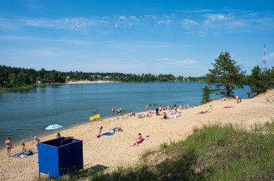 Луховицы, голубые озёра