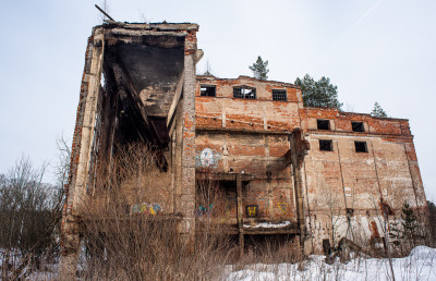 Заброшенный торфобрикетный завод в Мельчевке