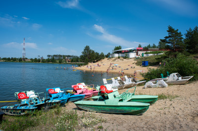 Луховицы, голубые озёра