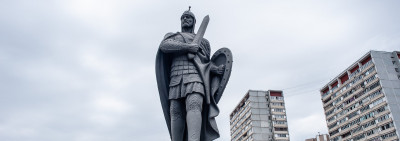 Дзержинский. Памятник Дмитрию Донскому