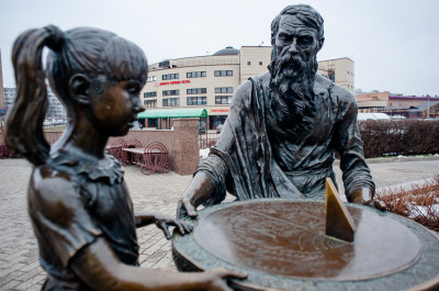 Щелковское  направление, Щёлково, скульптурная композиция Время