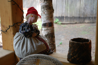 Музей-мастерская Николая Абакумцева. На террасе