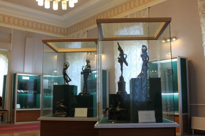 Усадьба Ивановское в Подольске. Экспозиция "Народные художественные промыслы России"