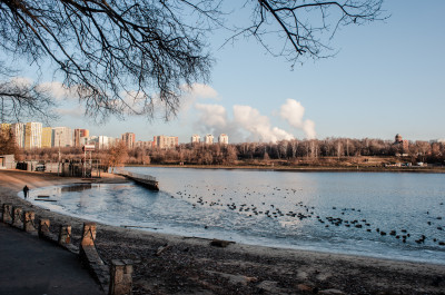 Химки, парк культуры и отдыха имени Л.Н. Толстого, канал имени Москвы