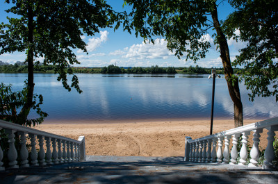 Дубна, пляж на Волге