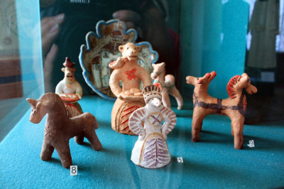 Усадьба Ивановское в Подольске. Экспозиция "Народные художественные промыслы России"