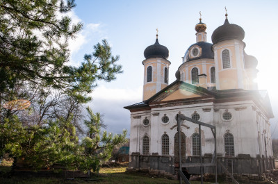 Церковь Преображения Господня в деревне Спасс-Косицы