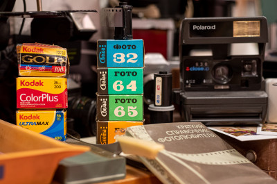 Выставка истории кинематографии в Долгопрудном, фототехника