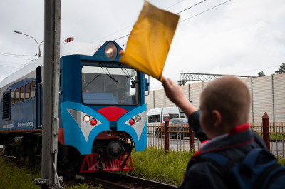Детская железная дорога в Кратово