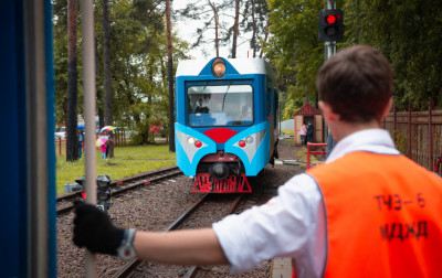 Детская железная дорога в Кратово