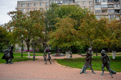 Школьный бульвар в Раменском