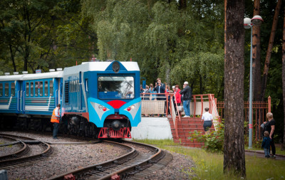 Детская железная дорога в Кратово